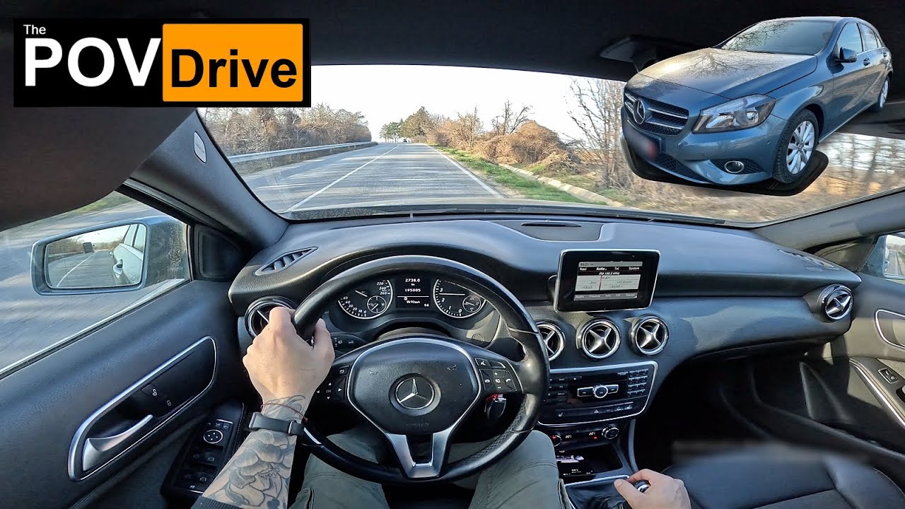 2013 Mercedes A180 W176 122hp | POV Test Drive