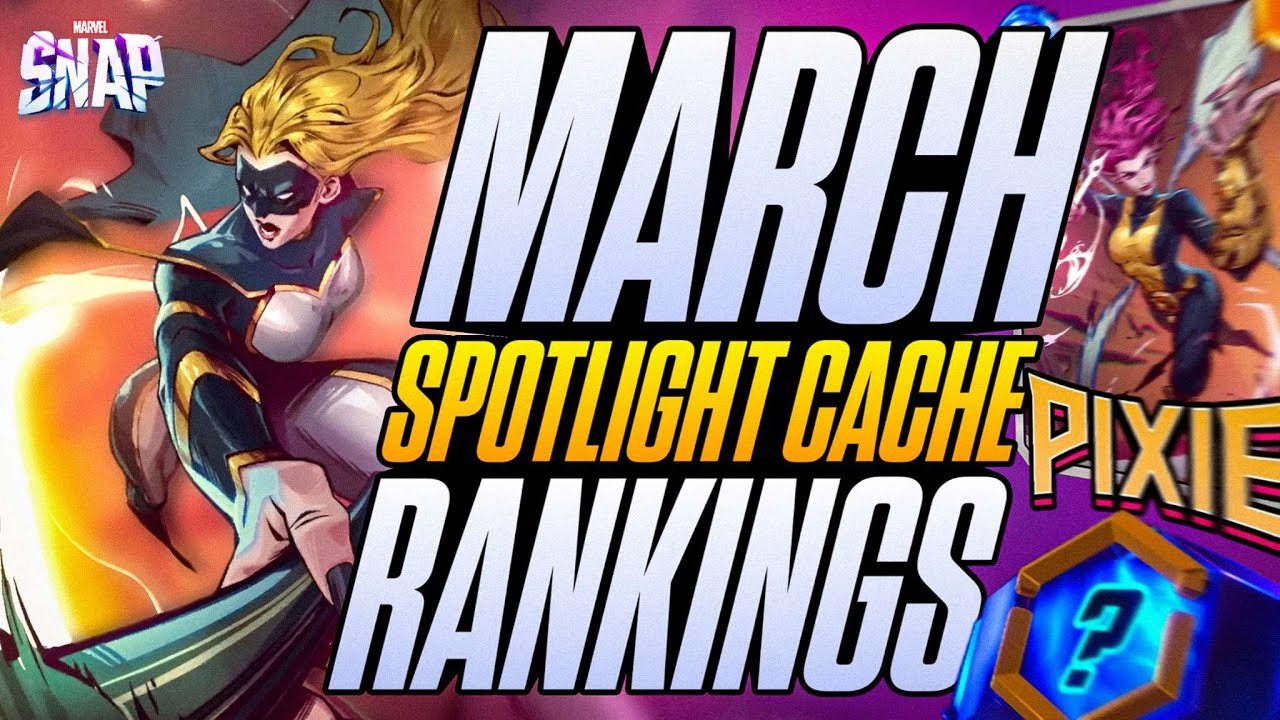 BEST SPOTLIGHT CACHES for MARCH & APRIL in Marvel Snap! Every Cache RANKED!