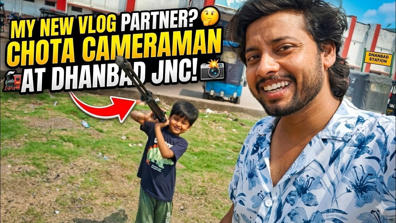 Exploring Dhanbad✌️ Jharkhand ka Sabse Bada Junction? 🚂 | My New Vlog Partner 😅 Ep. 02