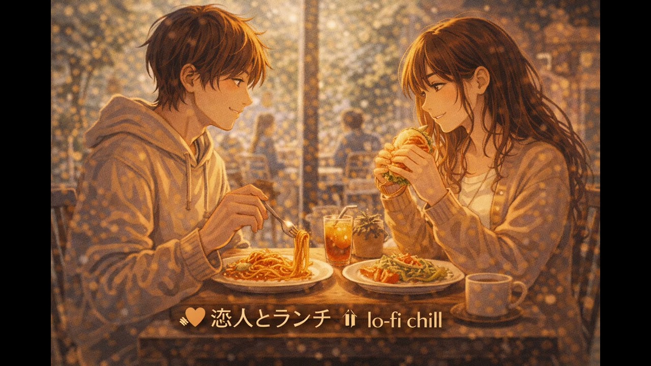 【作業用BGM睡眠用BGM】恋人とランチ ↑ lo-fi chill