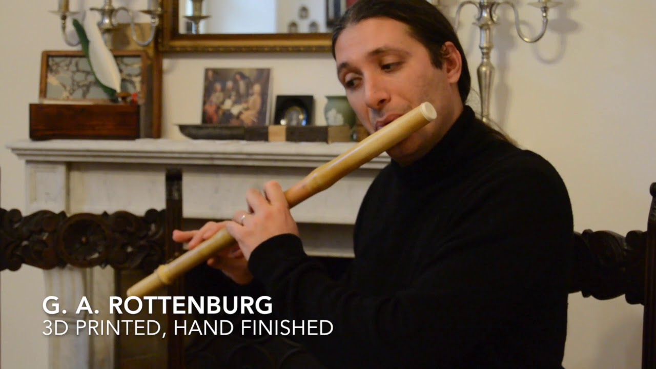 3D  Early Winds Baroque Traverso