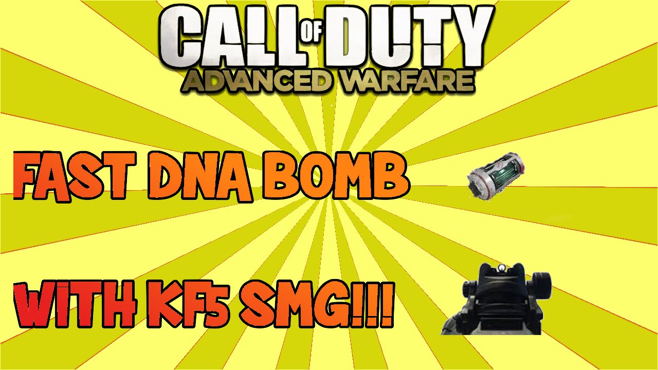 Fast Solo Dna Bomb with kf5 smg (Call Of Duty Advanced Warfare)