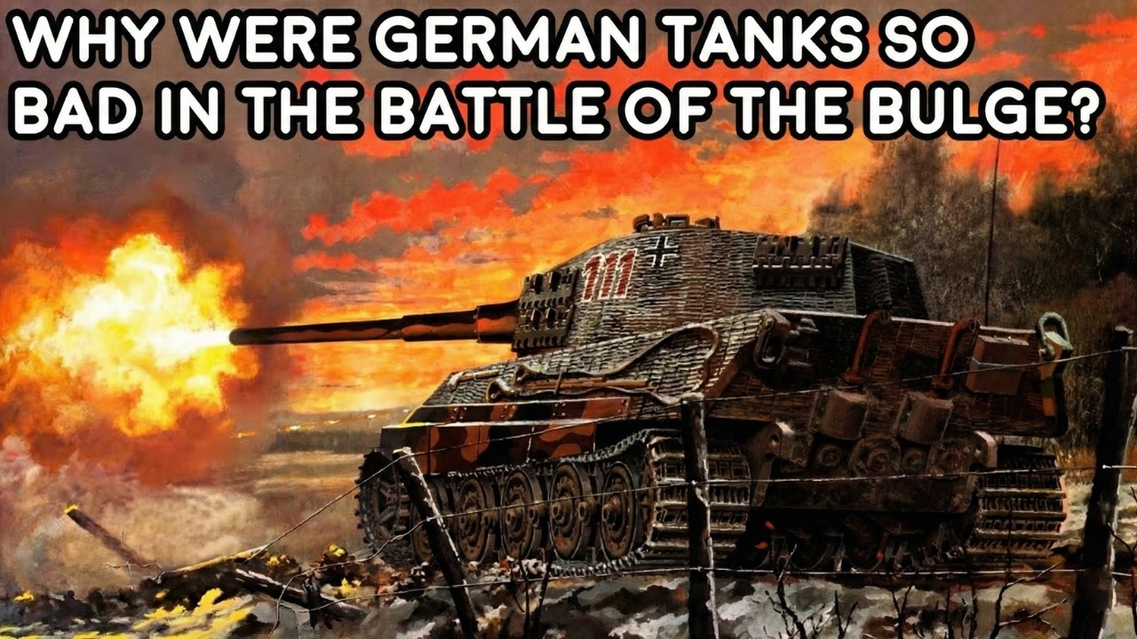 Why Did German Tanks Perform So Badly in The Battle of the Bulge?