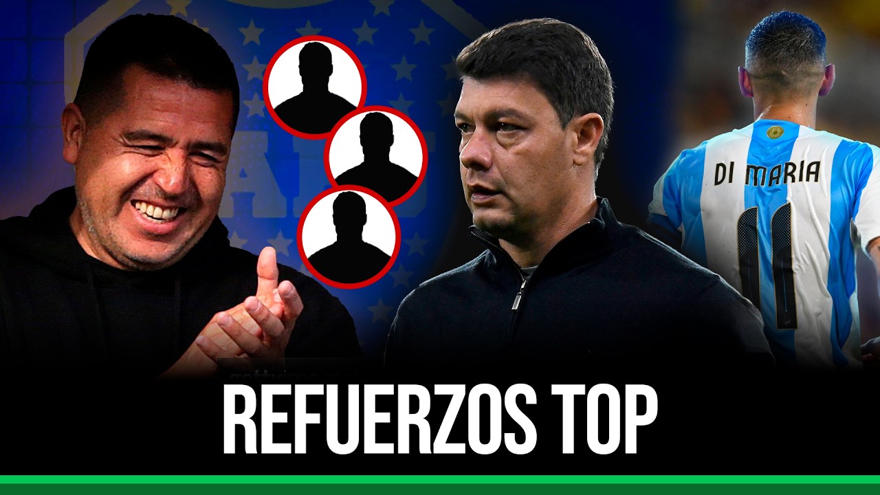 🔥 Los 3 REFUERZOS que BUSCARÁ BOCA + BATTAGLIA contra ROMÁN + ¿DI MARÍA vuelve a la SELECCIÓN?