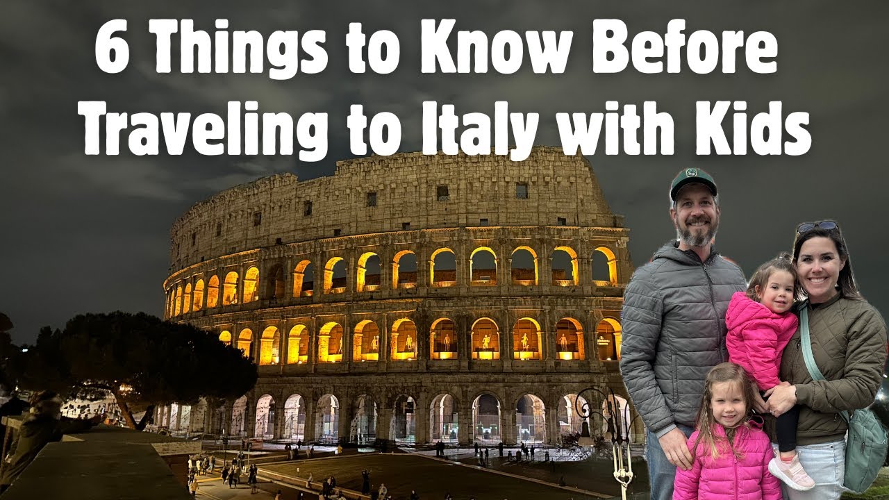 6 Things to Know Before Traveling to Italy with Kids | Car seats, strollers, safety & MORE!