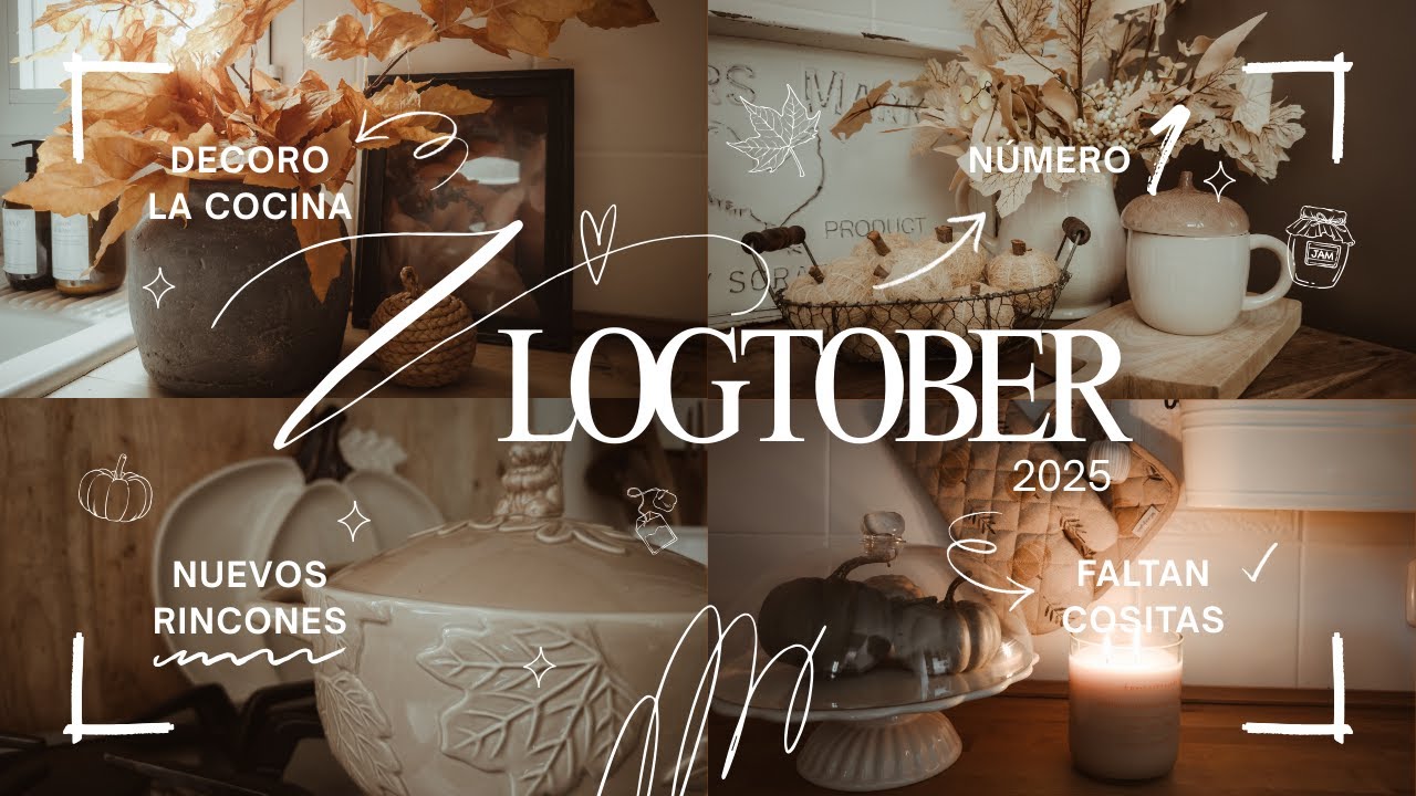 🍂 1 - DECORO LA COCINA de OTOÑO por PRIMERA VEZ 🏡 ✨