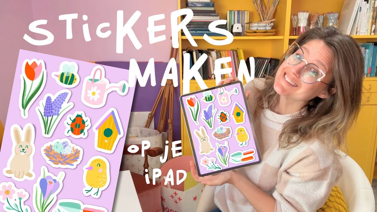 Stickers tekenen in Procreate (op je iPad)