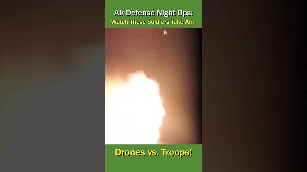 How Ukrainian Forces Take Down Drones in the Dark
