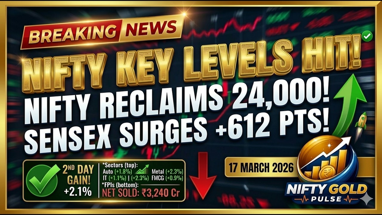 Stock Market Closing Today &ndash; 17 March 2026 | Nifty Above 23,550 | Sensex Gains 568 Points