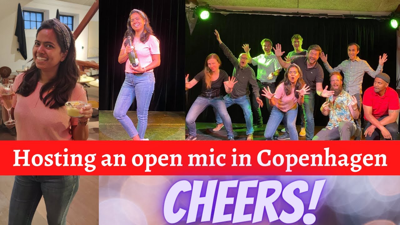 Hosting an open mic in copenhagen - vlog