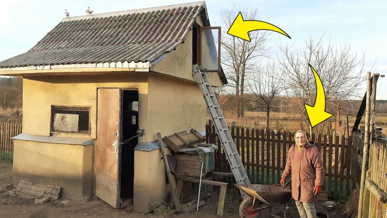 Dzień z Życia Na Wsi ☆Czyszczenie Gołębnika Na Wesoło ☆Pomagam Dziadkowi i Babci