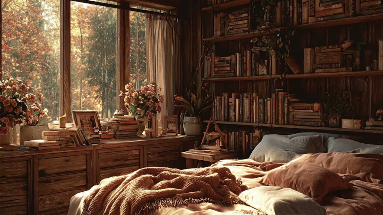 BLOOMING RAINY FLOWERS - 3HOURS RELAXING, CHILL IN THE BEDROOM