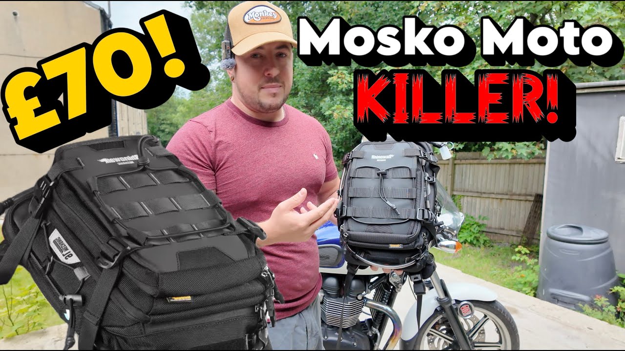 Mosko Moto KILLER? Rhinowalk Mechanic 9L Tank Bag Review – Just £70!