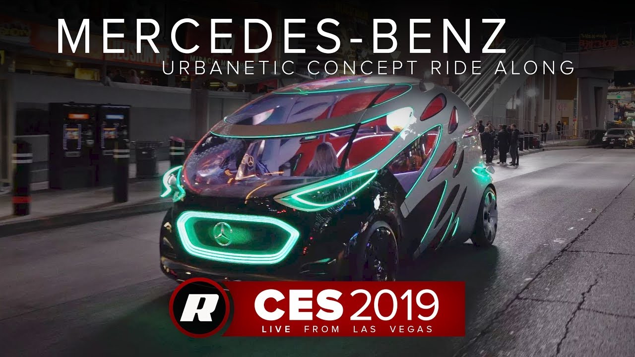 CES 2019: An autonomous ride in the Mercedes-Benz Urbanetic Concept | Las Vegas Strip