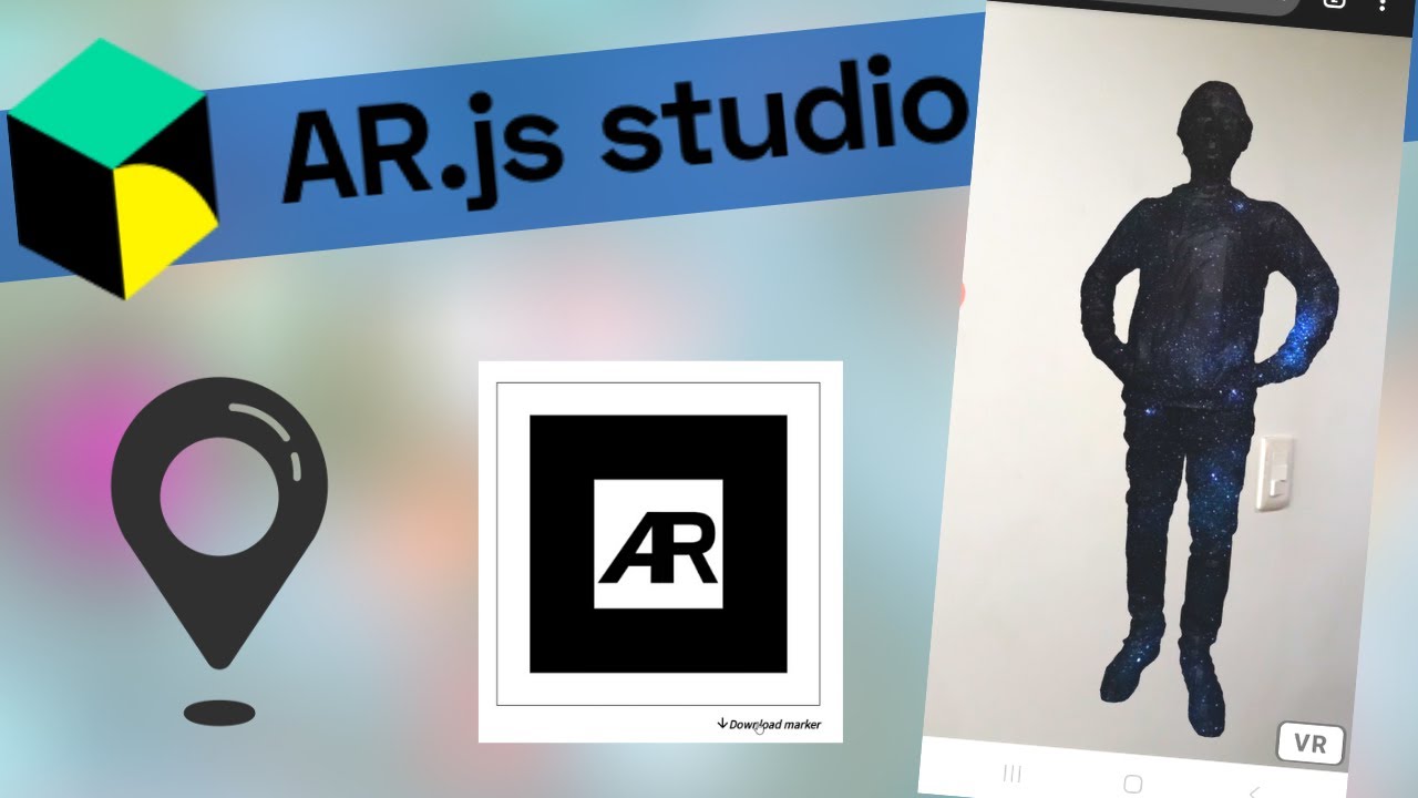 ARjs Location Based & Marker Based - ARjs Studio | WebAR (En Captions)