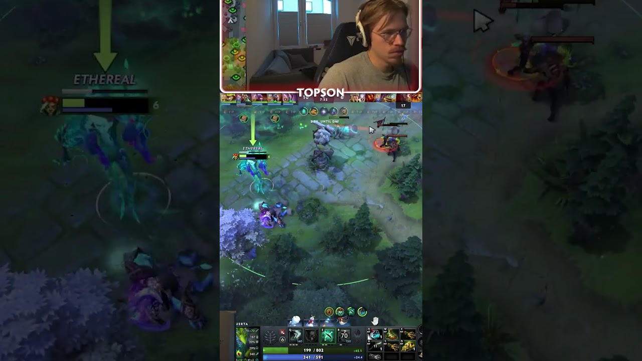 Topson is INVULNERABLE and UNKILLABLE on Muerta in Dota 2 #outplay #dota2 #gaming #outplayed