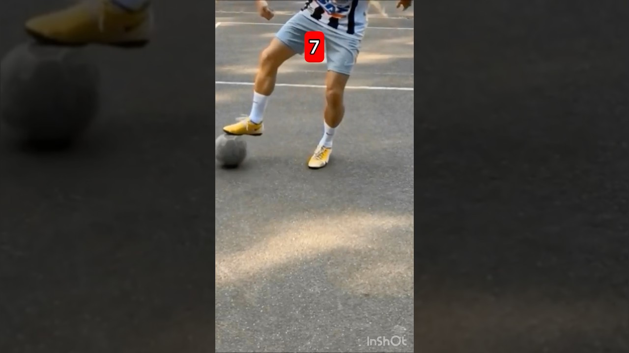 20 Ground Moves Tutorial - Street Football Skills 1-10 #shorts #streetfootball #streetsoccer