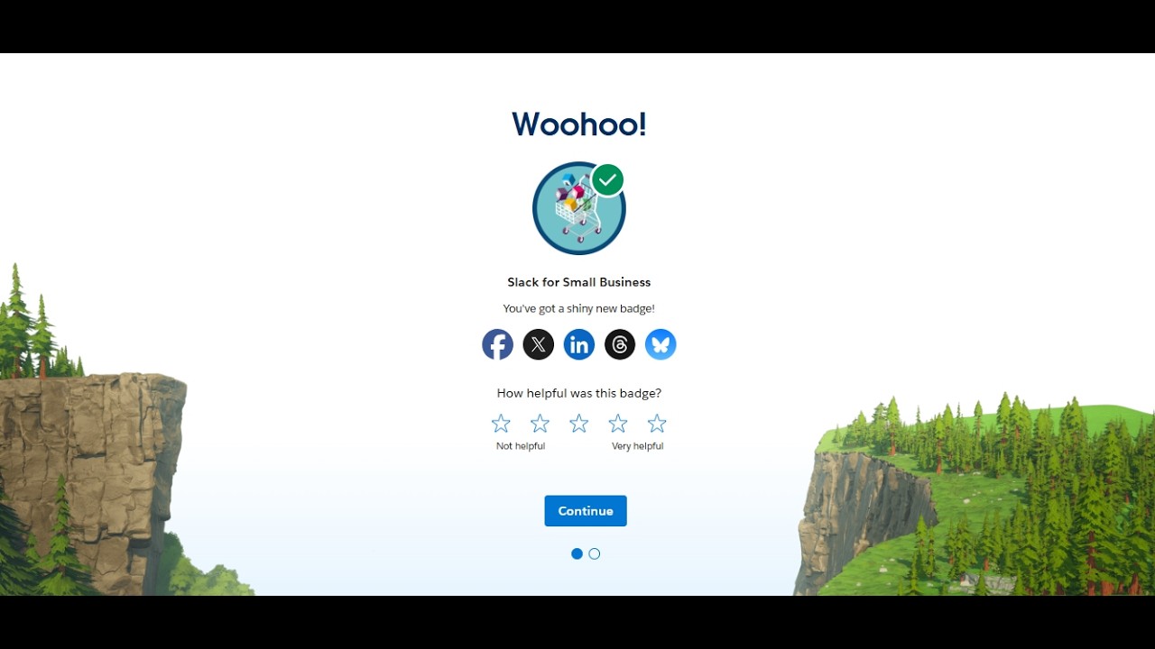 Slack for Small Business in trailhead Salesforce Badge