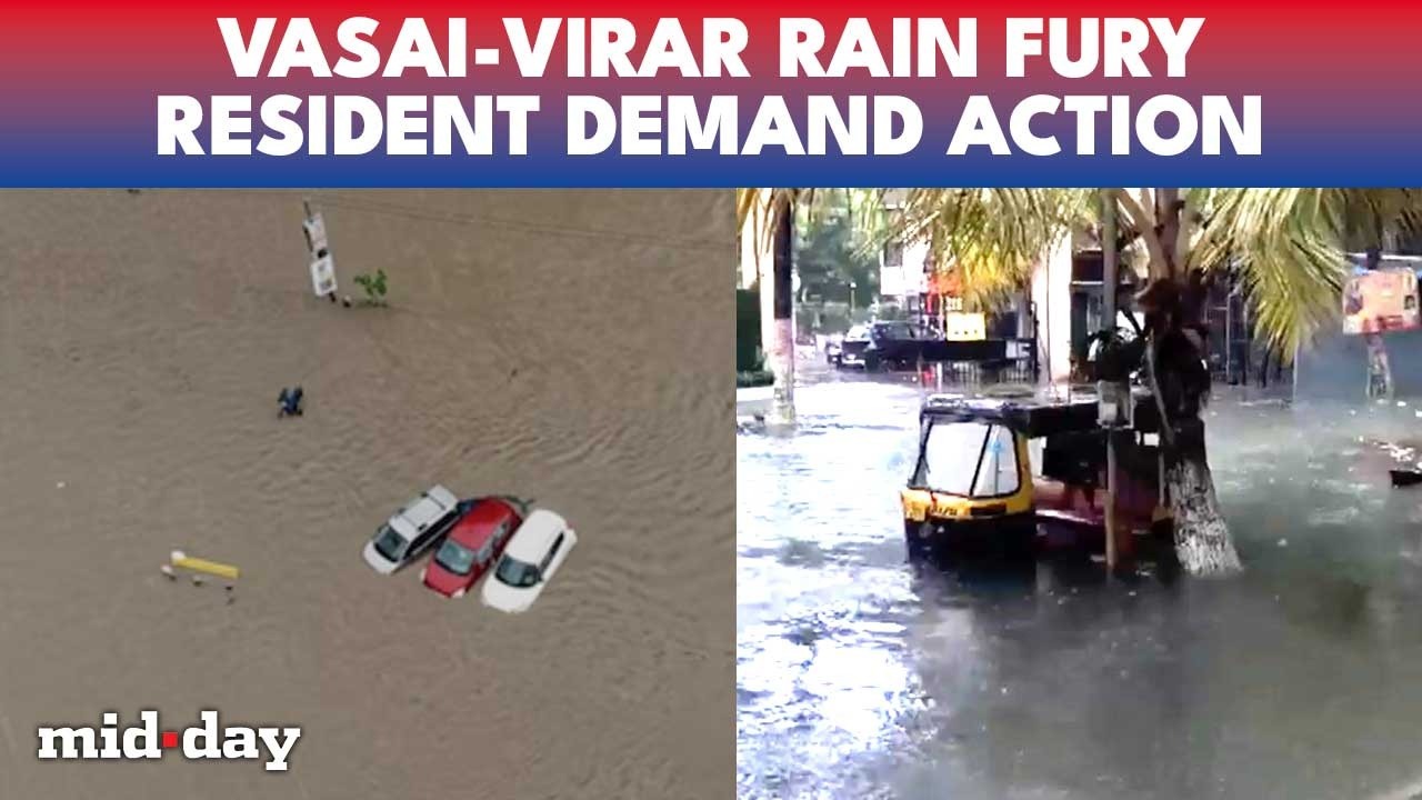 Mumbai Rains DROWN Vasai-Virar: 70-hour Blackout HITS, Streets Turn Into Rivers As Waterlogging Hits