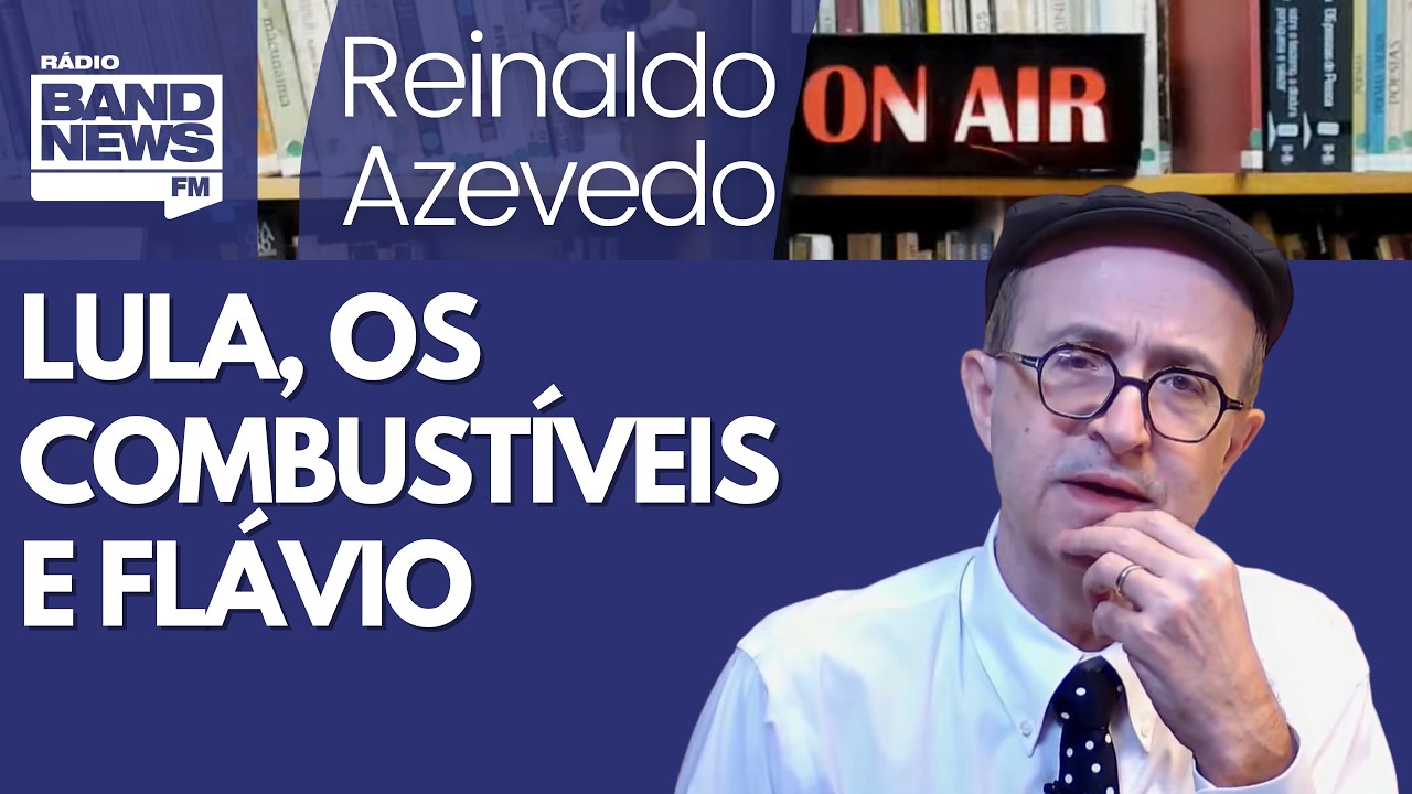 Reinaldo – Lula e especulação com combustíveis; a crítica de Flávio e o que fez seu pai no governo