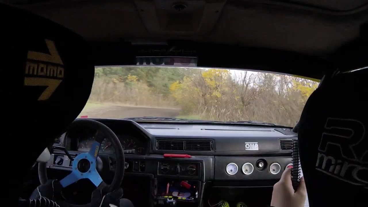 Lausitz rallye 2025 wp5 incar Valentin Mårtensson/Catalina Floberg volvo 940