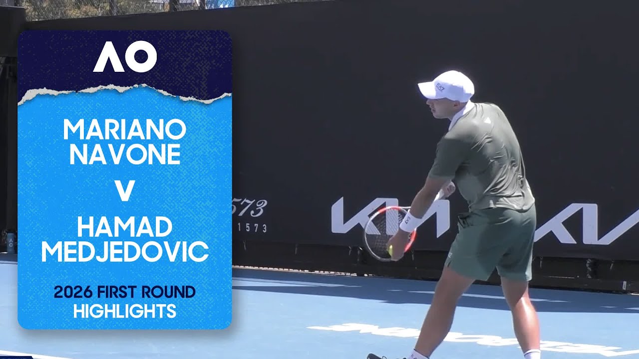 Mariano Navone v Hamad Medjedovic Highlights | Australian Open 2026 First Round