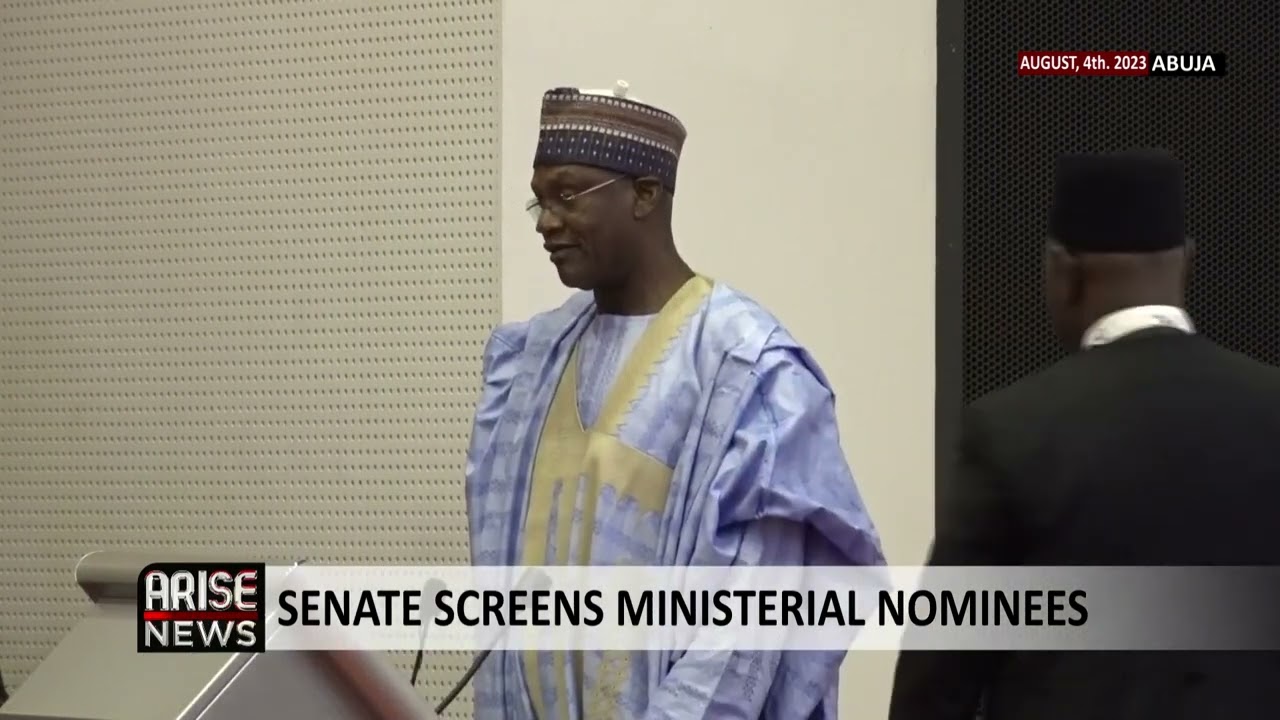 Ministerial Screening of Prof. Tahir Mamman (Adamawa State)