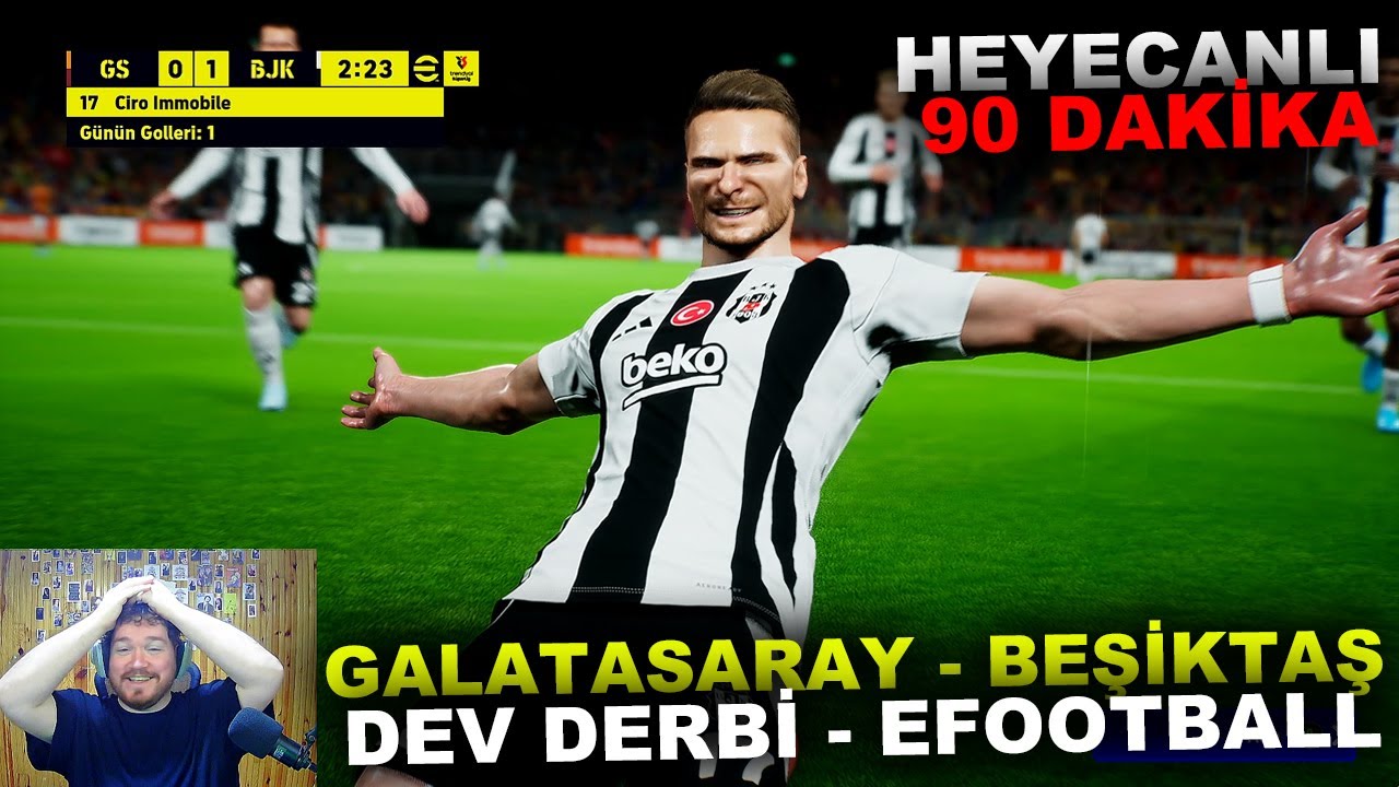 eFootball'da DERBİ ATEŞİNİ YAKTIK!!! GALATASARAY - BEŞİKTAŞ DEV DERBİ / Rakip Kanal @Uguurulukaya