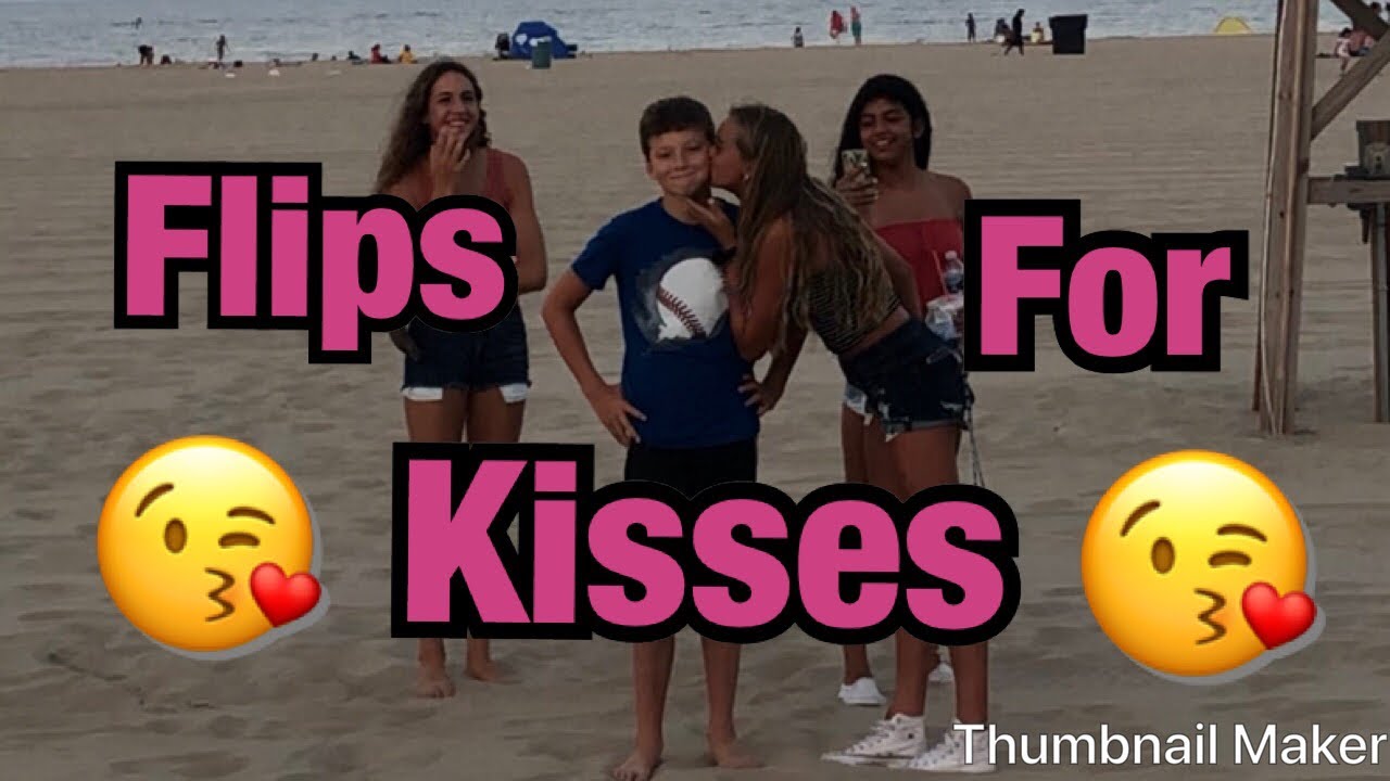 Flips for kisses at the board walk.........fail