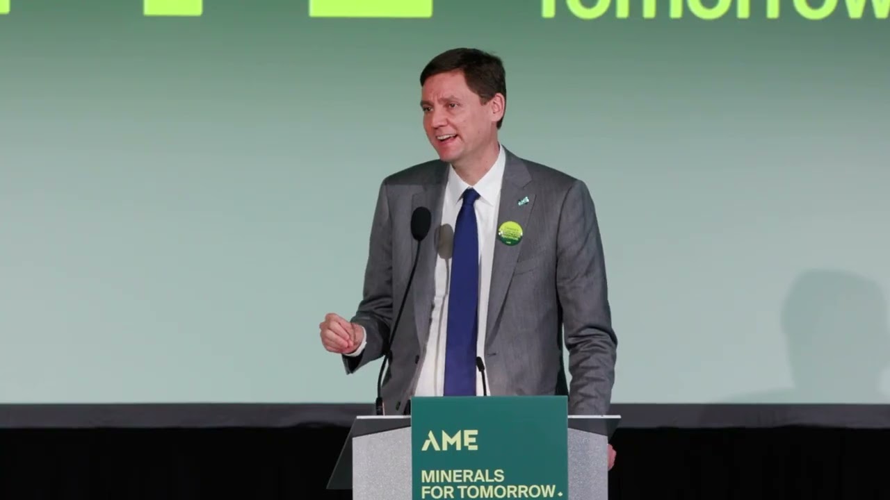 Premier Eby’s speech from Association for Mineral Exploration (AME) Roundup Speech