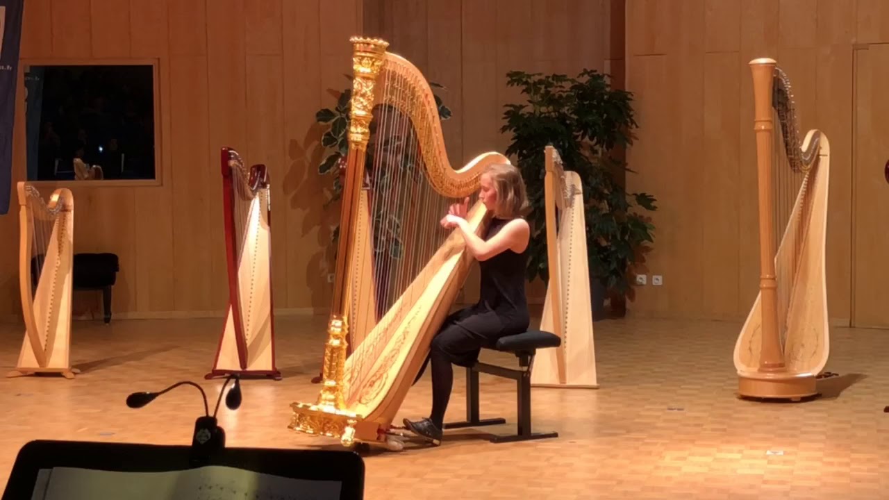 Concours Harpe Limoges 1er prix Raphaële Maurin