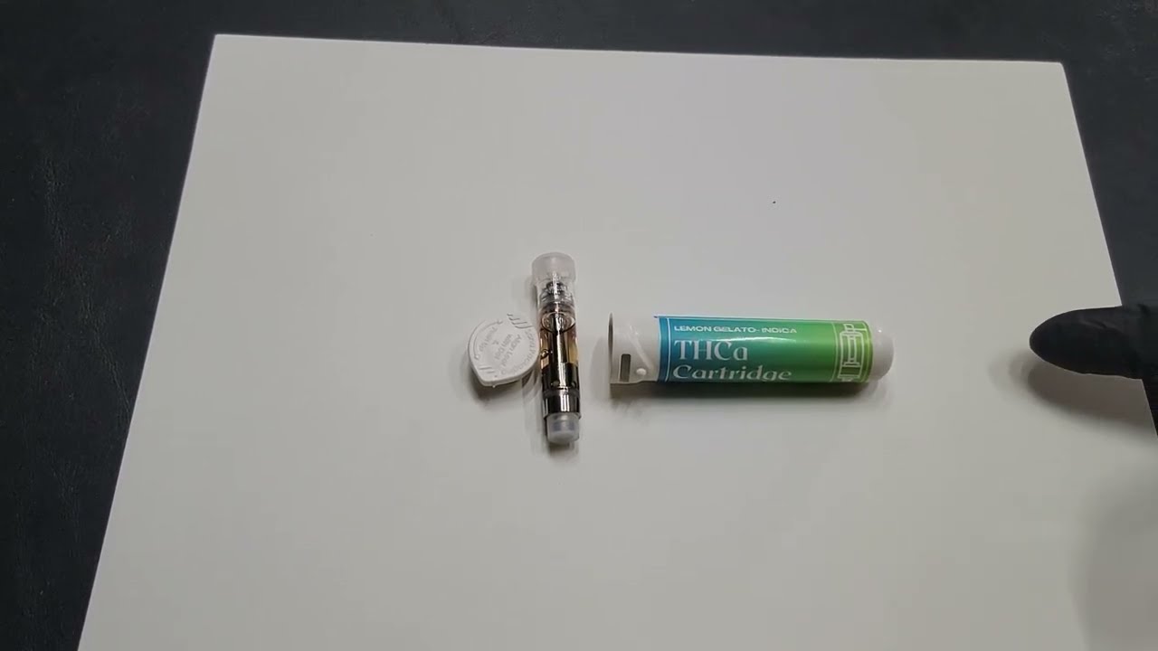Lemon Gelato - THCa Diamond Cartridge Review - The Hemp Barn