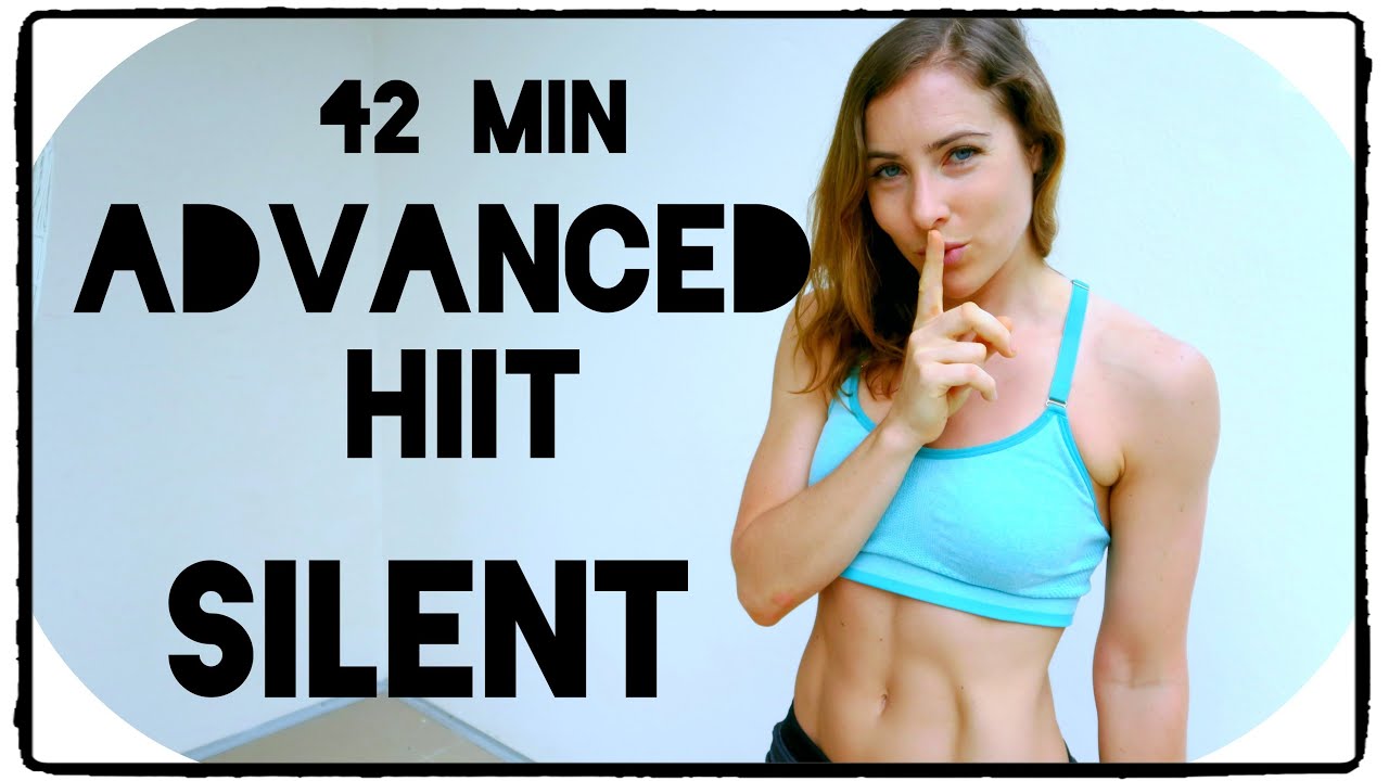 Продвинутый тихий HIIT: 42-минутная тренировка на все тело
