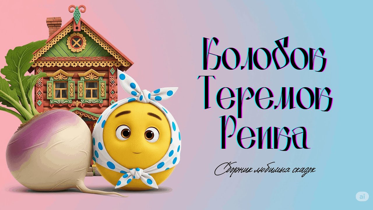3 любимые сказки для детей: Колобок, Теремок и Репка | Аудиосказки перед сном | Маленькие сны