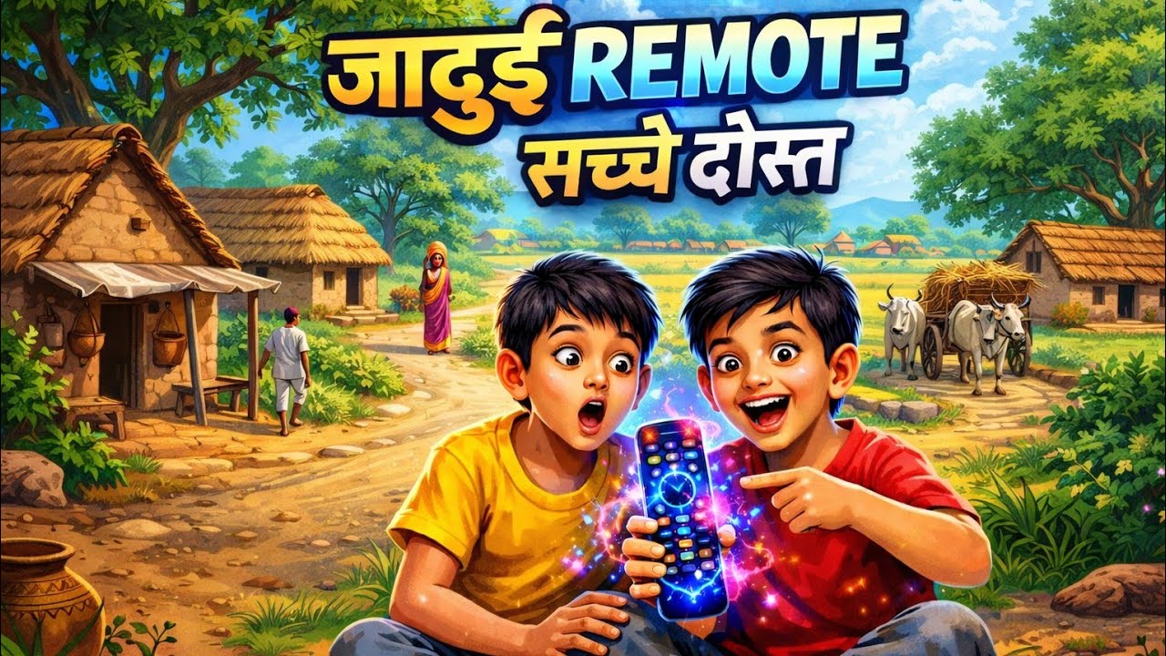 JADUI RIMOTE OR SACHIN DOST Ki RAHSMAYA KAHANI जादुई रीमोट और सच्ची दोस्त की कहानी /