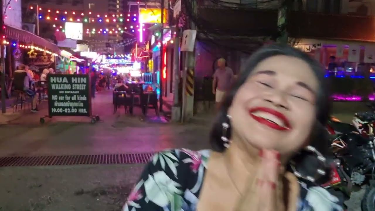 Saturday Evening Soi Bintabaht Walking Street, Hua Hin, Thailand