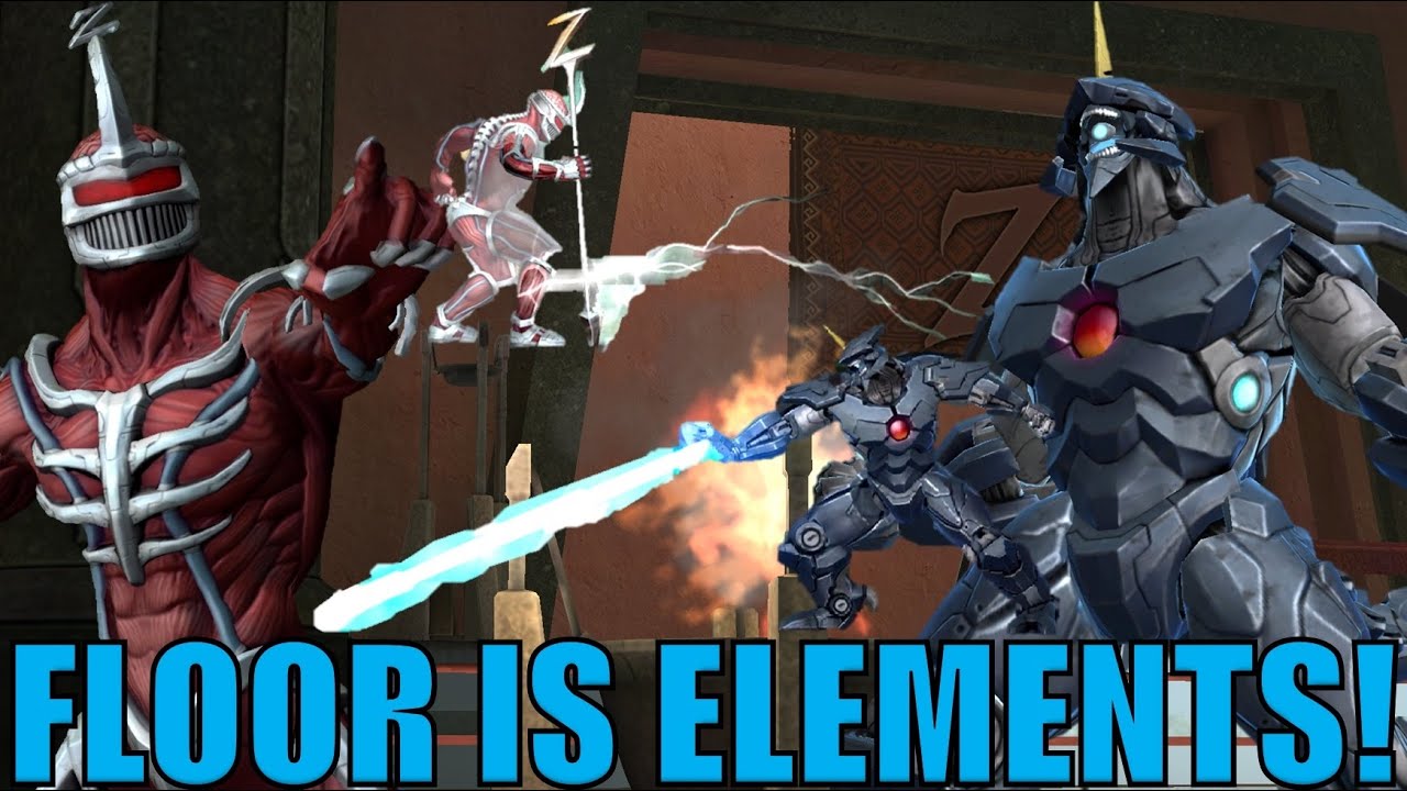Floor is Elements! | Power Rangers Legacy Wars Challenge