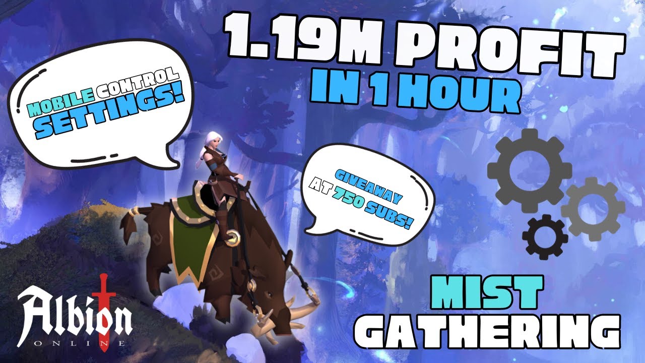 Mobile Settings Control Configuration & Mist Gathering | 1.19m in 1hr | Albion Online