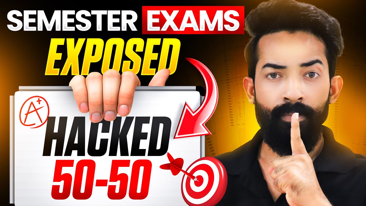 Semester Exam Exposed 🤯|| अब होगा Score 50/50 💯 semester exams Important Questions 🤫