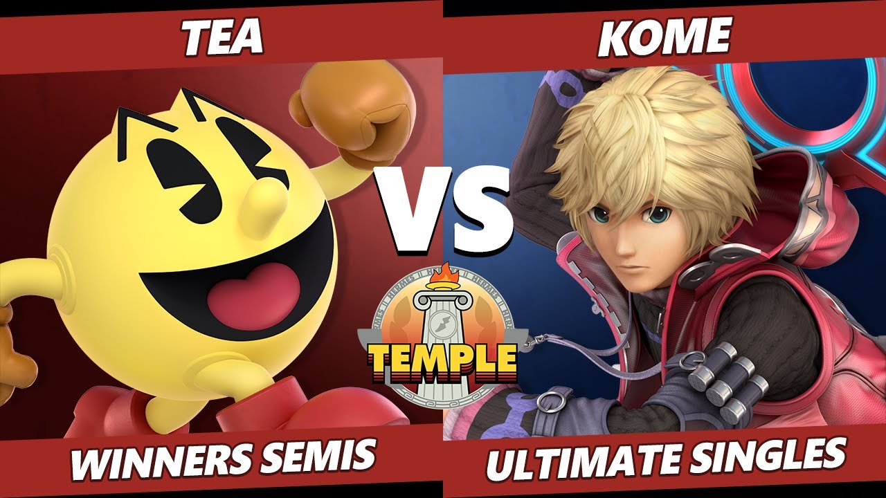 Temple: Hermès Edition Winners Semis - Tea (Pac-Man) Vs. Kome (Shulk) SSBU Ultimate Tournament