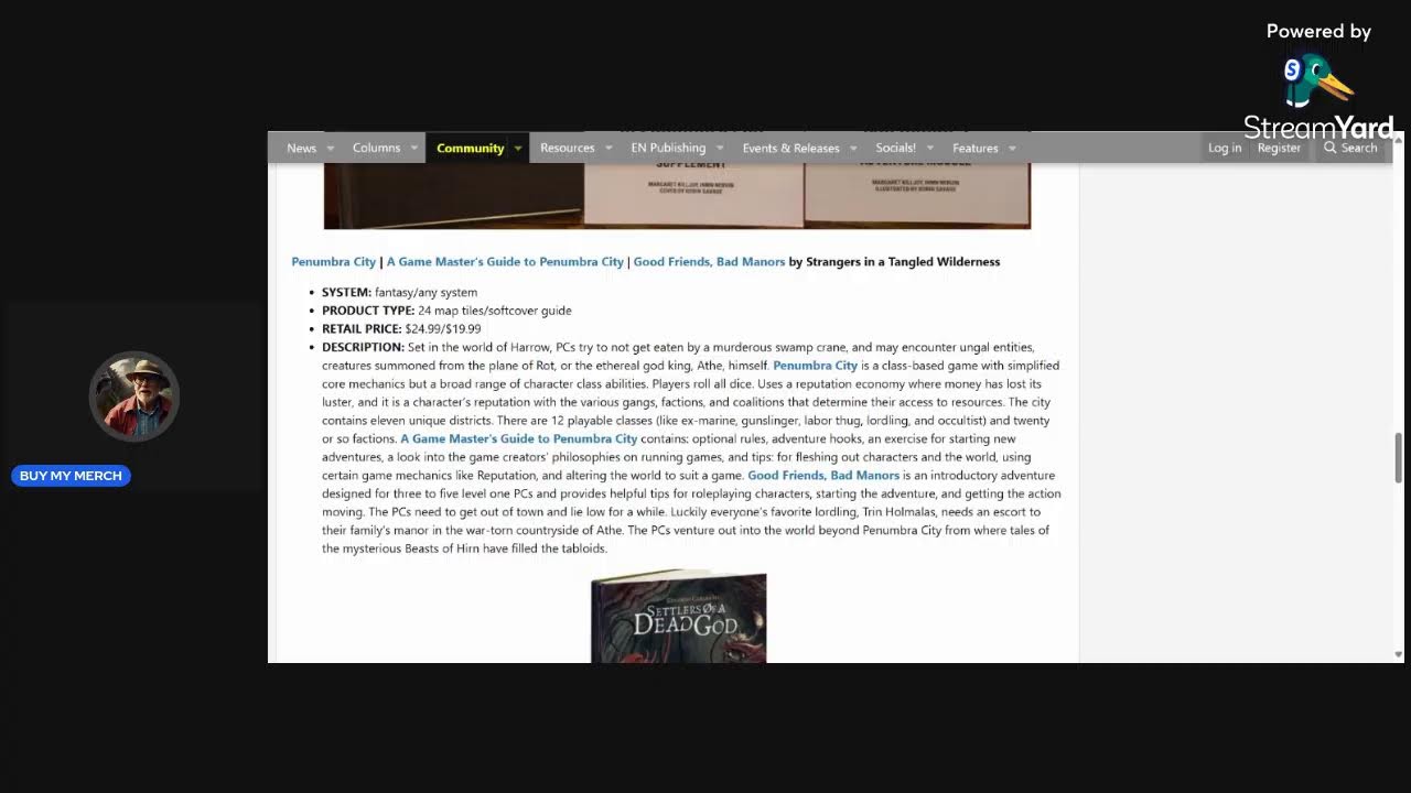 Tabletop RPG Print news post Origins and FreeRPG day. 