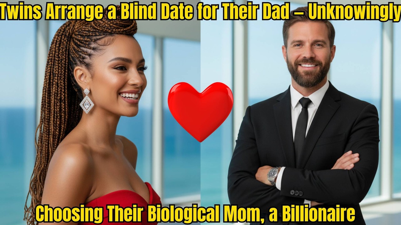 Twins Arrange a Blind Date for Their Dad — Unknowingly Choosing Their Biological Mom, a Billionaire