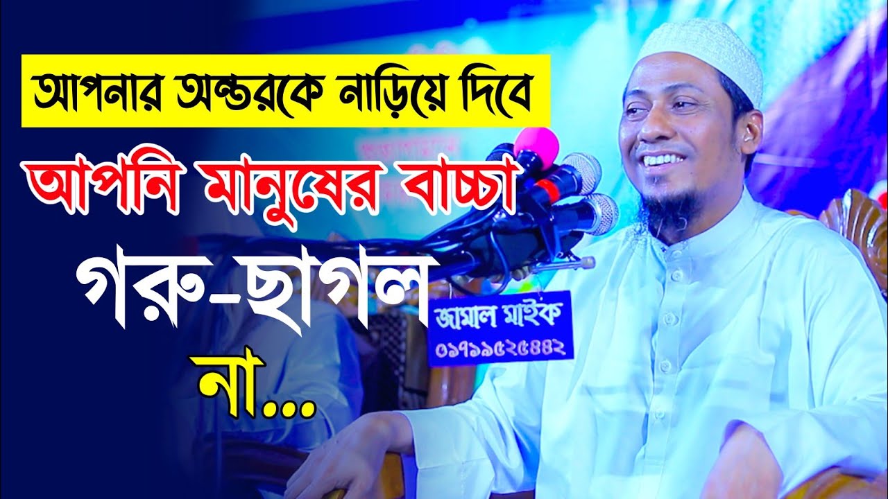 আপনি মানুষের বাচ্চা গরু-ছাগল না || anisur rahman ashrafi