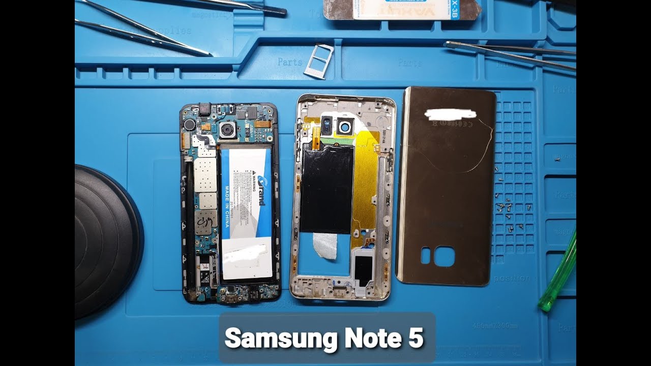 اصلاح هاتف سامسونج Note 5 لا يعمل يتوقف عند الشعار/ Samsung Note 5 not working