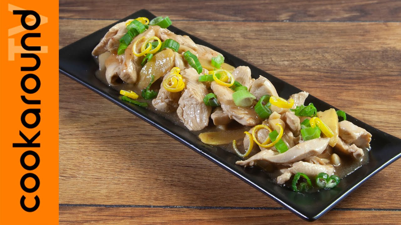 Куриные грудки с лимоном и миндалем