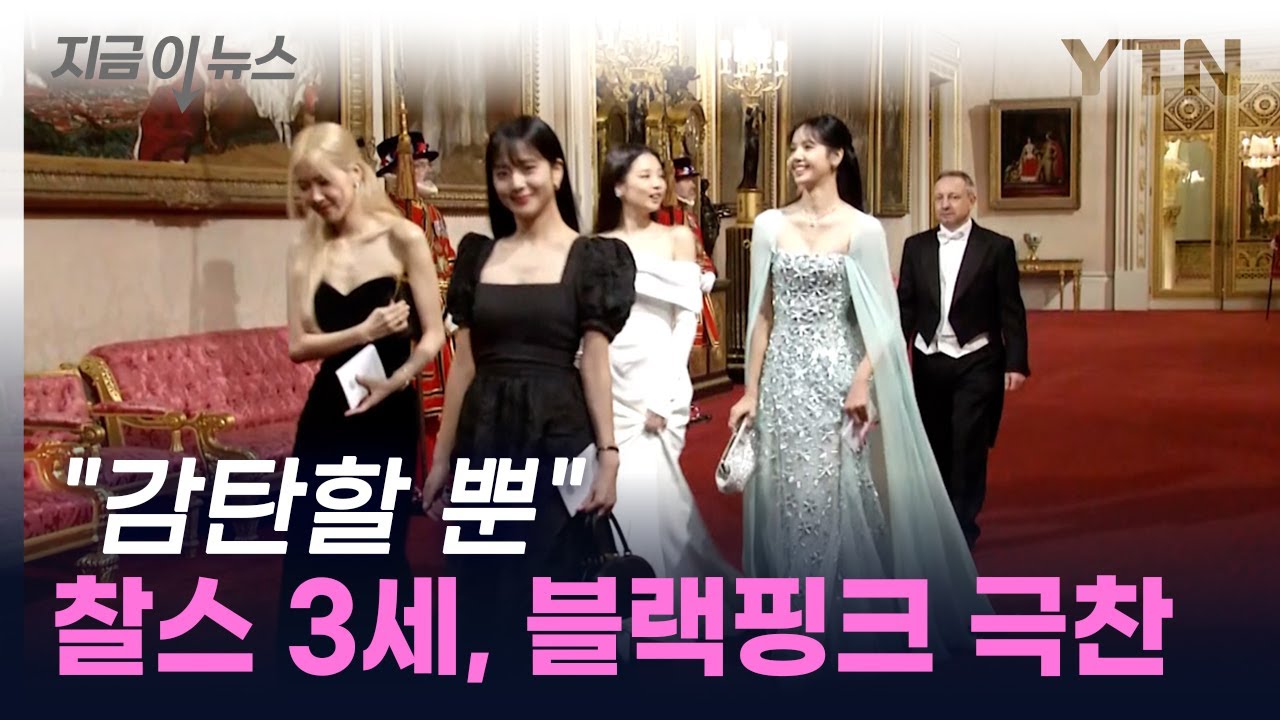 "찰스 3세, 만찬서 블랙핑크 극찬"...'위하여' 한국어 건배사도 [지금이뉴스]  / YTN
