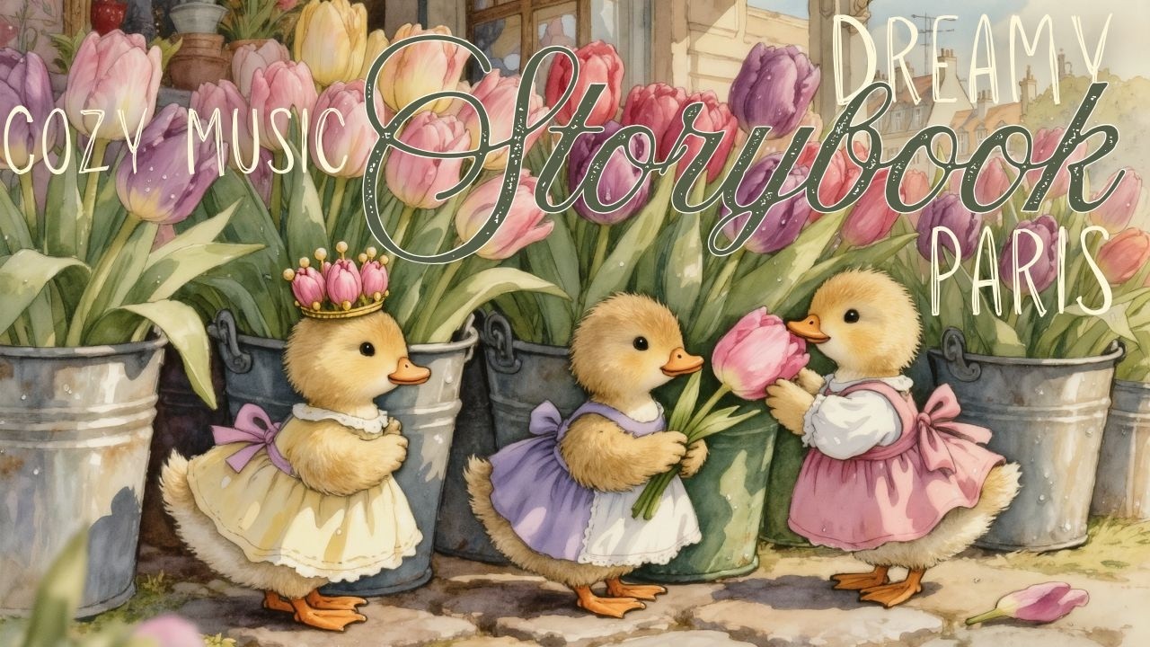 Whimsical Parisian Spring ✨ 2 Hours of Dreamy Storybook Music | Flowers, Tea & Enchanted Afternoons