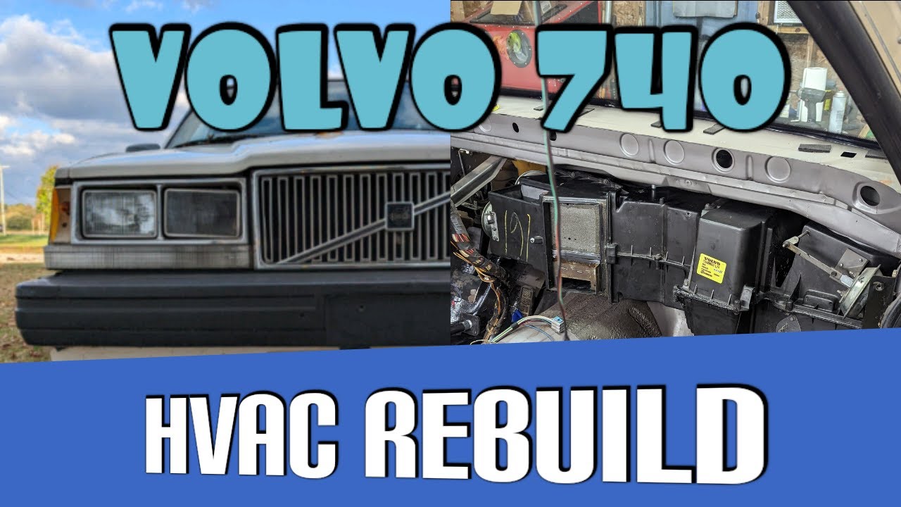 Volvo 740 HVAC Box Rebuild - Heater Matrix, A/C Evaporator Replacement and Blending door Seals