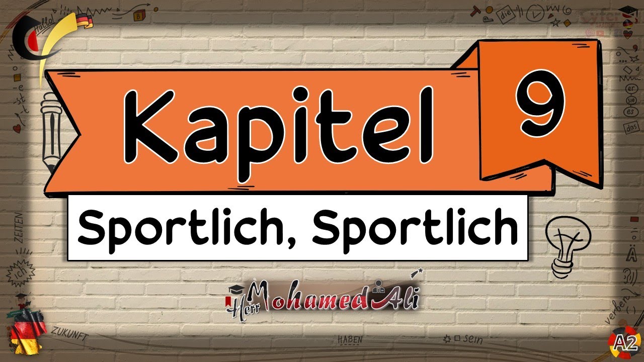 9#  Sportlich, Sportlich !! محاضرة 9 (رياضي !!)