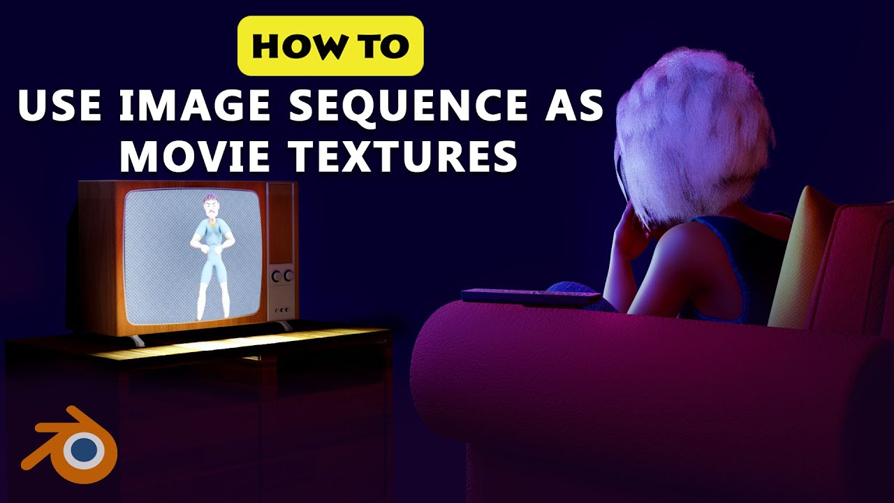 How To Use Image Sequence as Movie Textures In Blender